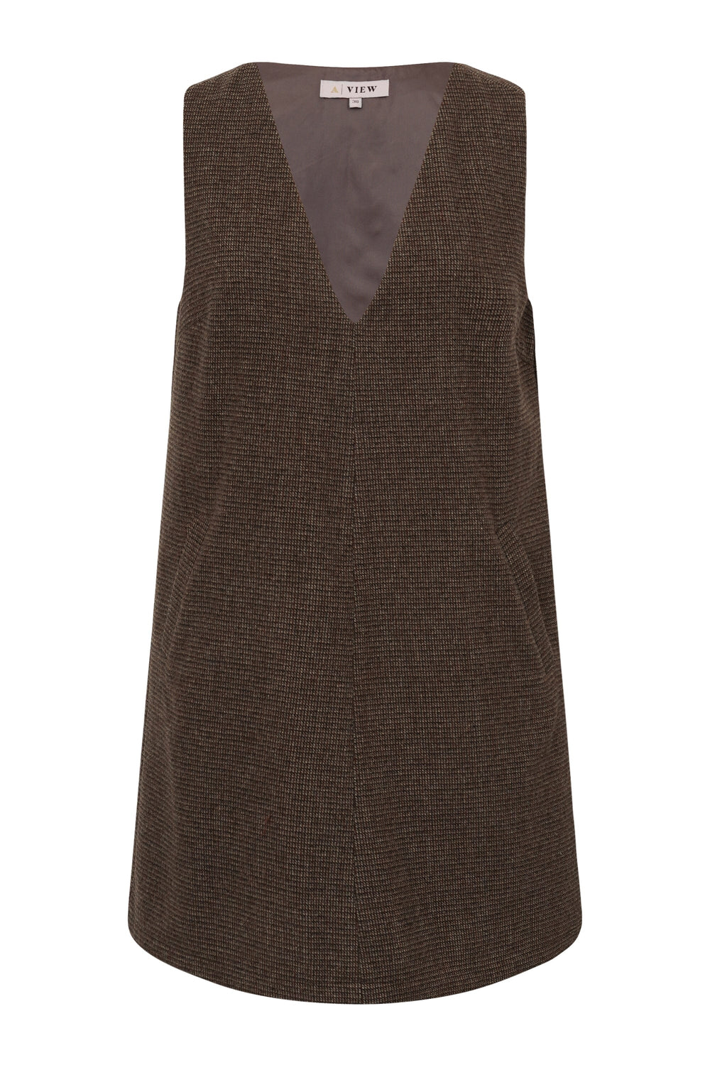 A-View - Heritage Spencer Dress AV7024 - 214 - Brown/Rust Kjoler 