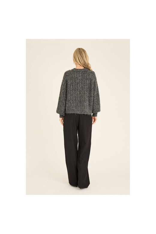 A-View - Kabba Knit Cardigan AV6022 - 283 - Dark Grey