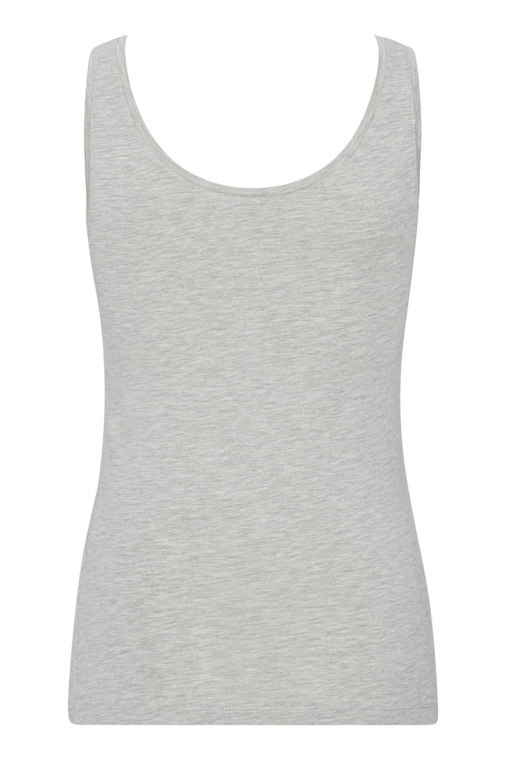 A-VIEW - Stabil Tank Top - 055 Light Grey Melange