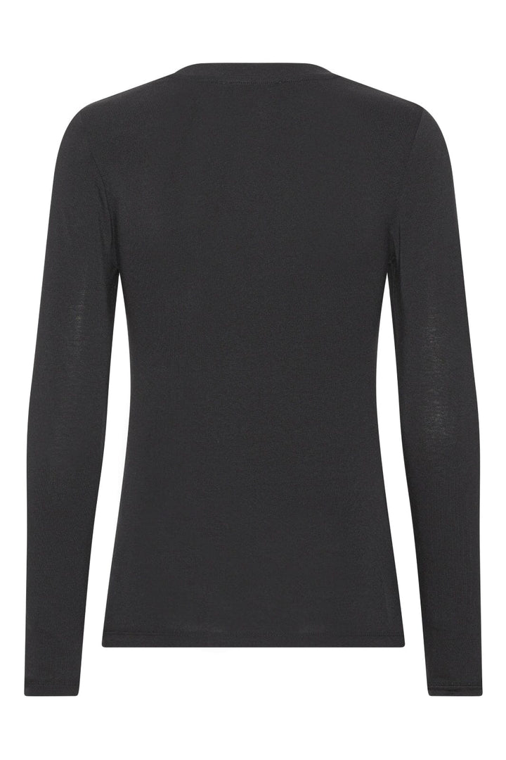 A-VIEW - Stabil Top L/S - 999 Black