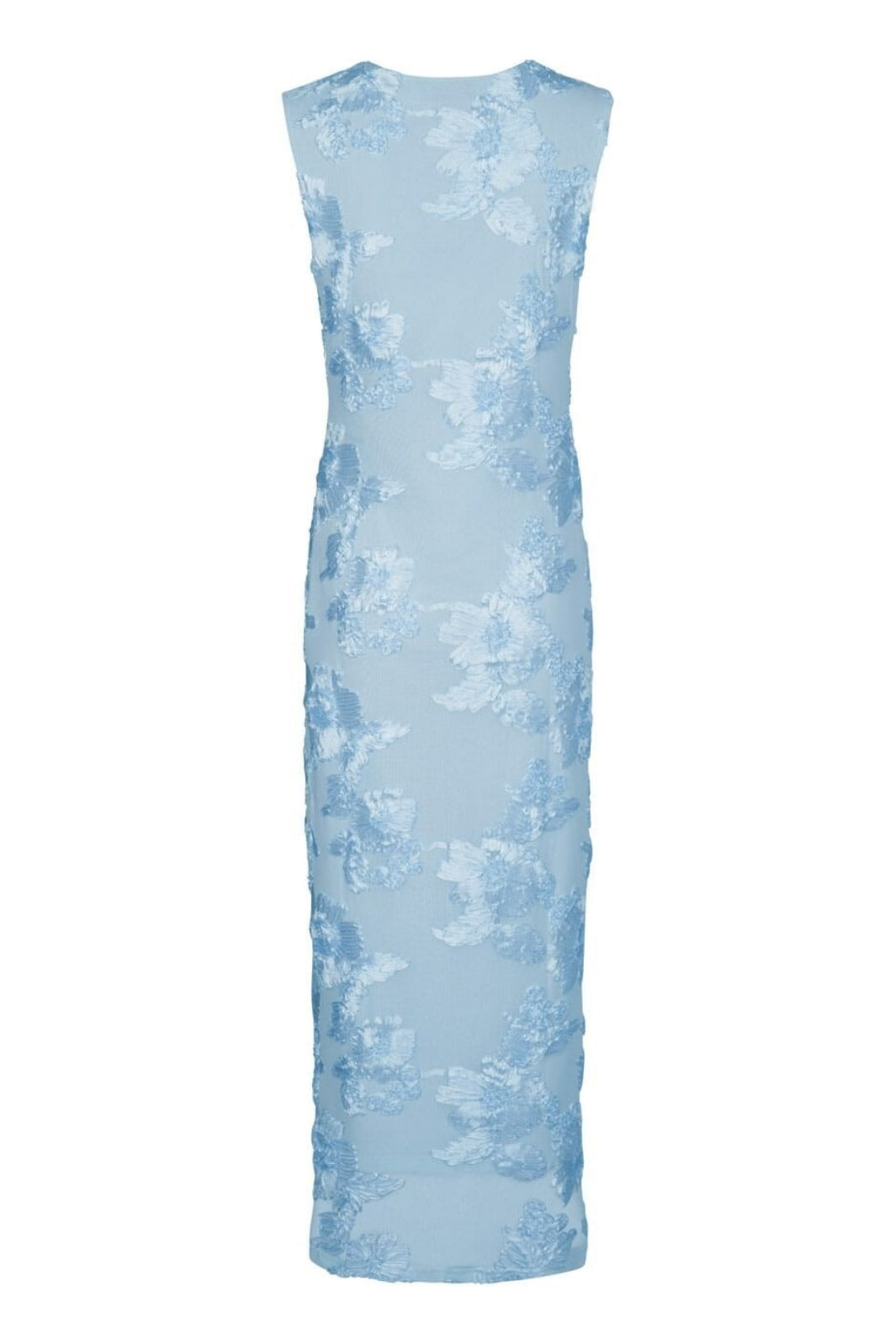 Forudbestilling - Neo Noir - Tiranna Big Flower Mesh Dress 166824 - 145 - Light Blue
