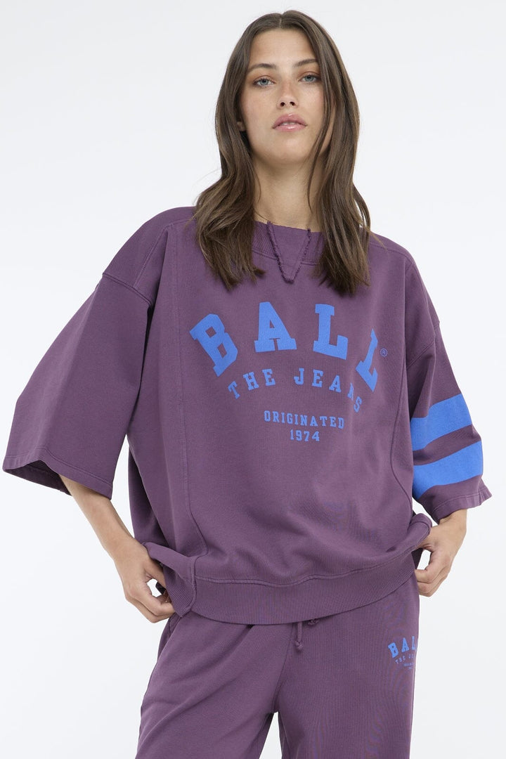 Ball - Baalicia Ss Sweatshirt 50405182 - 192009 Hortensia