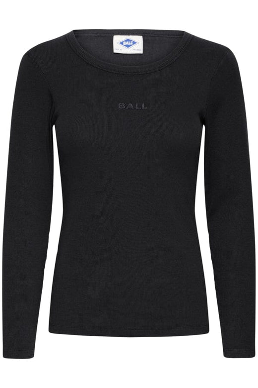 Ball - Baaltobelli Ls Tshirt 50405329 - 193911 - Black Bluser 