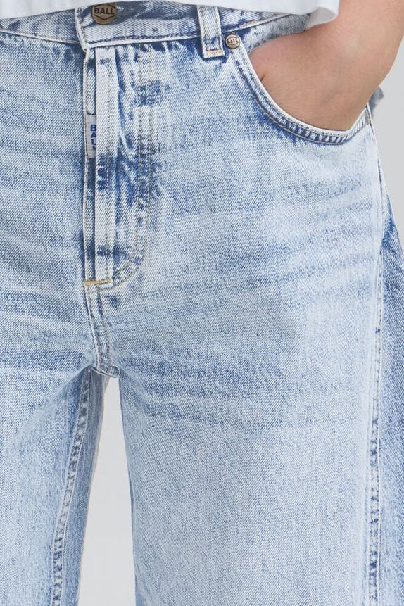 Ball - Bacavi Curved Jeans 50405101 - 204625 - Light Blue Denim Jeans 
