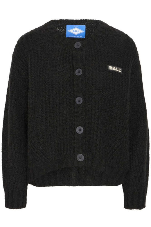 Ball - Bastacy Rib Cardigan 50405351 - 193911 - Black