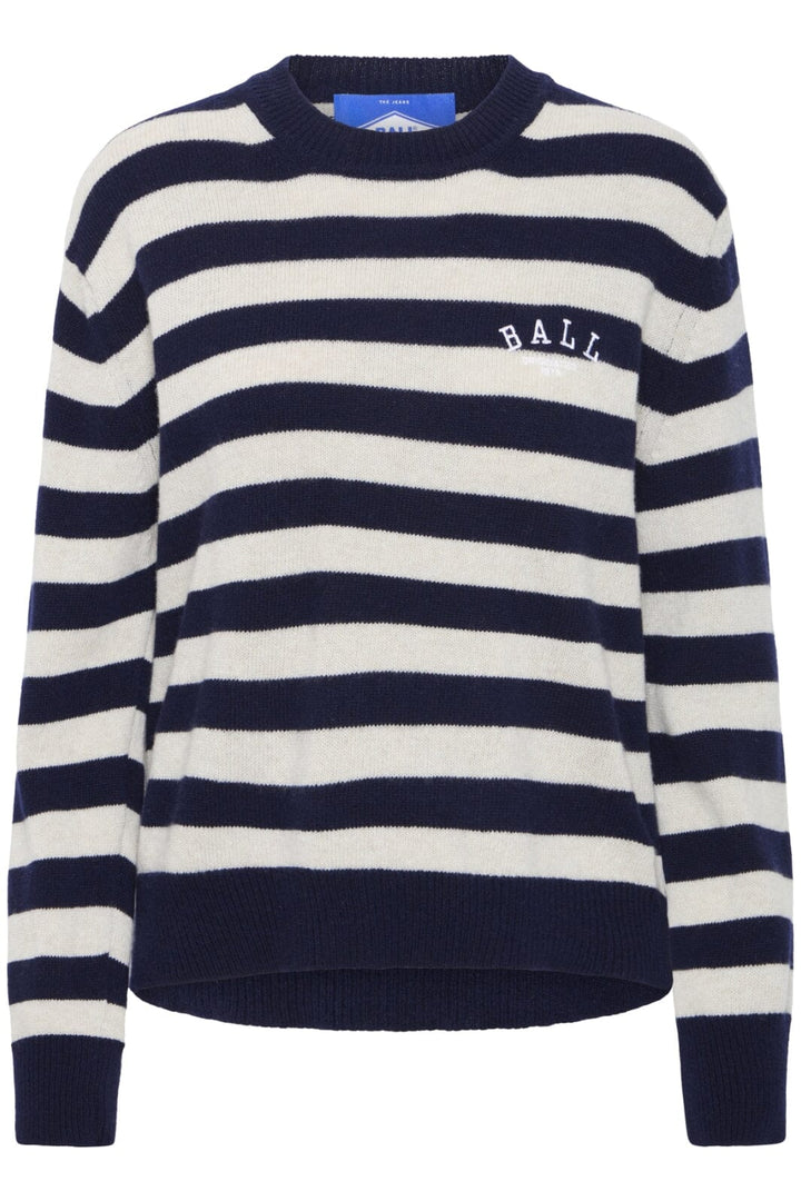Ball - Batardelli Crewneck 50405129 - 205037 Skycaphain W. Birch Strip