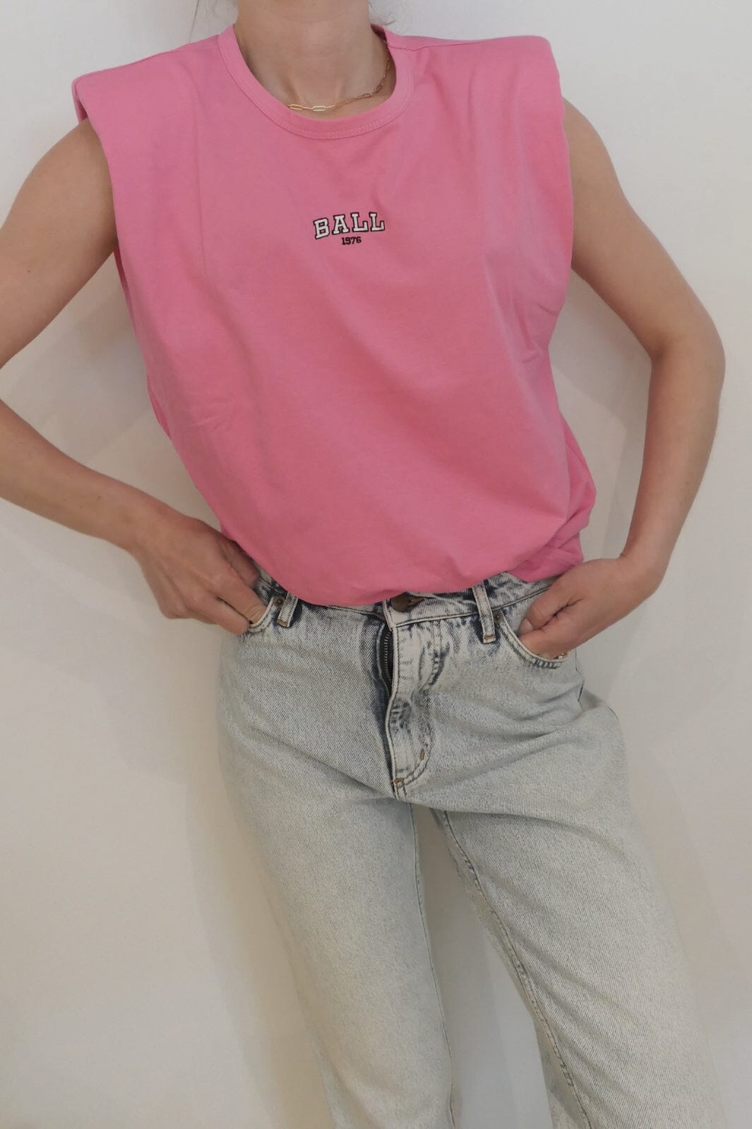 Ball - J. Zach Tank Top - Bubblegum