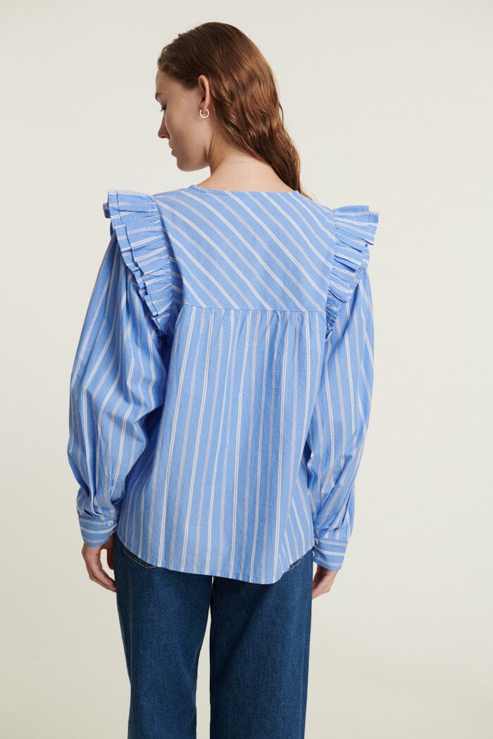Basic Apparel - Candy Blouse BA423-01 - 757 Quiet Harbor