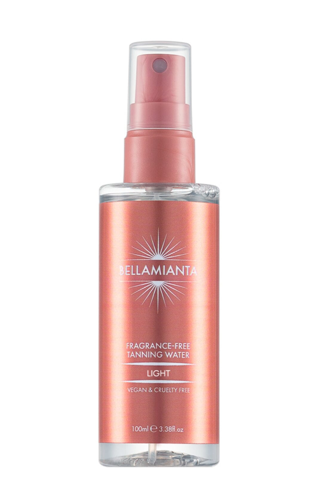 Bellamianta - Fragrance Free Tanning Water - Light