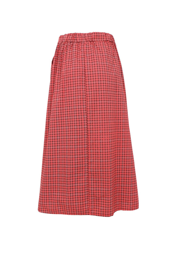 Black Colour - Bcabbie Skirt 40728 - Red Check