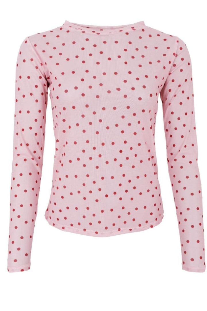 Black Colour - Bcannie Mesh Blouse 3846 - Shirts - Rose Dot Bluser 
