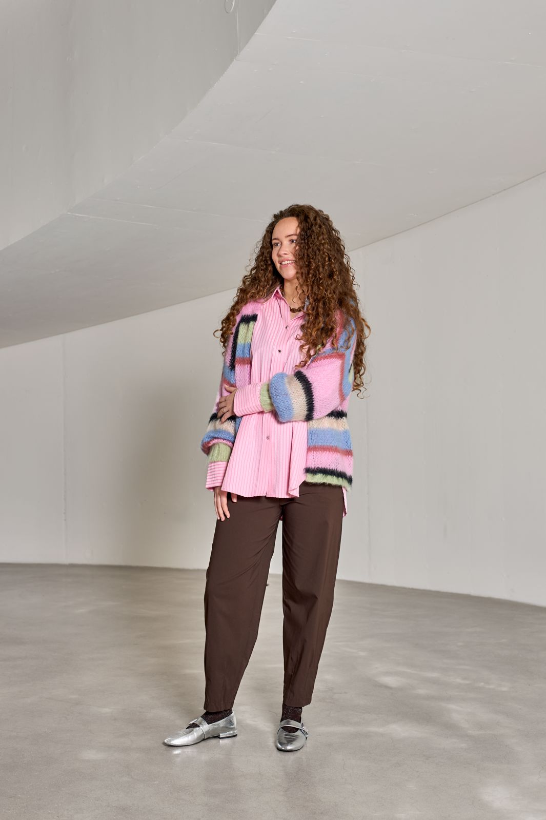 Black Colour - Bcbeate Barrel Pant 41096 - Coffee