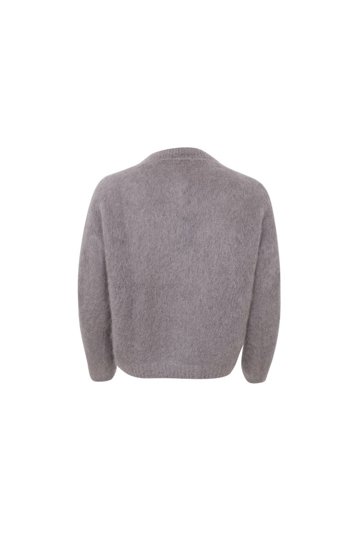 Black Colour - Bcbjoerk Patent Knit Cardigan 1264 - Taupe