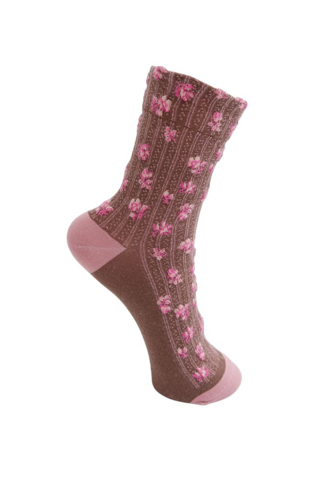 Black Colour - Bccelandine Sock 8520 - Rose/Nougat