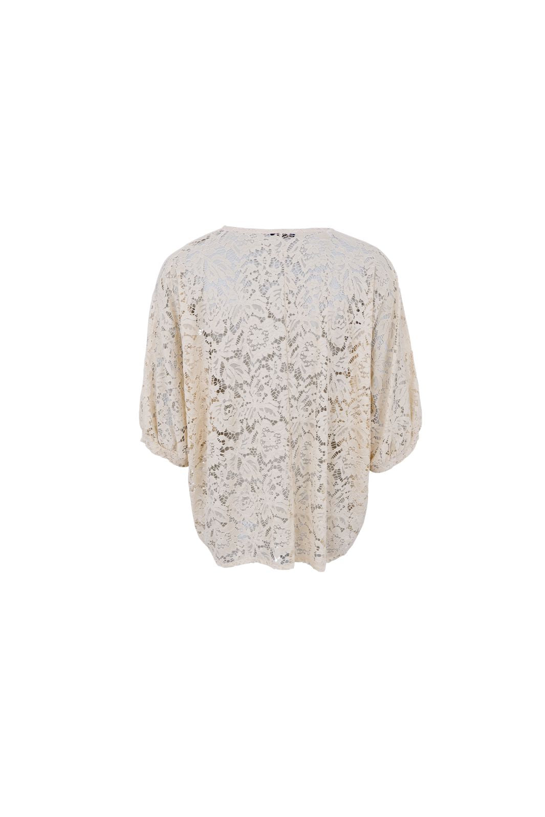 Black Colour - Bcdebbie Lace Blouse 41082 - Cream