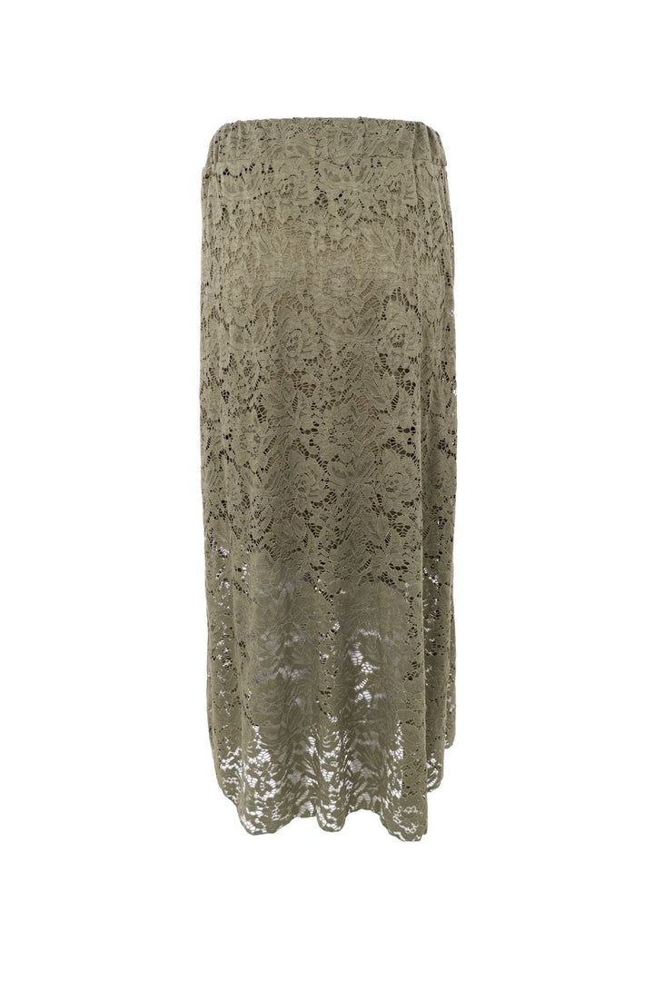 Black Colour - Bcdebbie Lace Skirt 41080 - Army