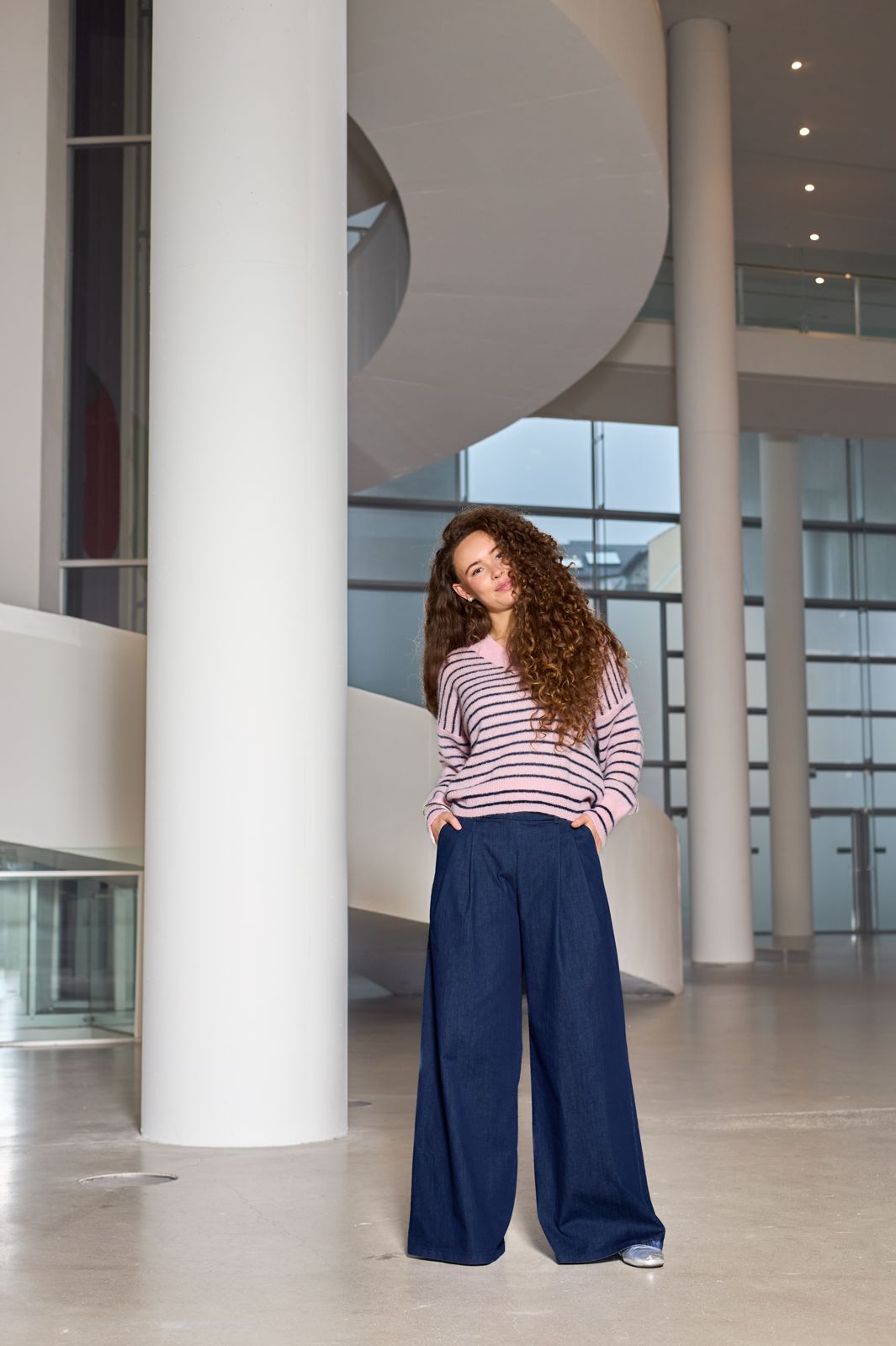 Black Colour - Bcdenice Wideleg Pant 41062 - Denim