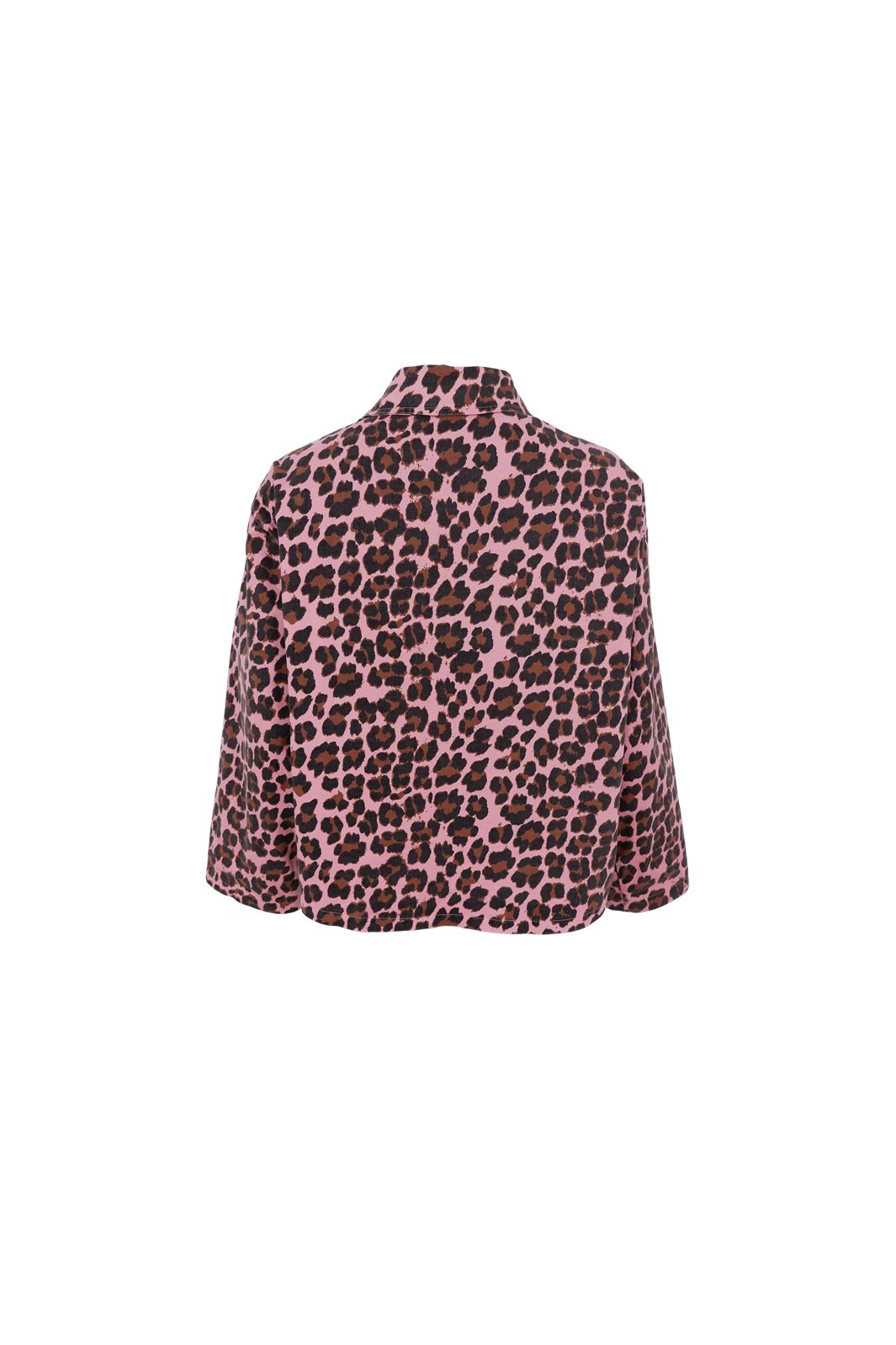 Black Colour - Bcellie Shirt Jacket 41101 - Pink Leo