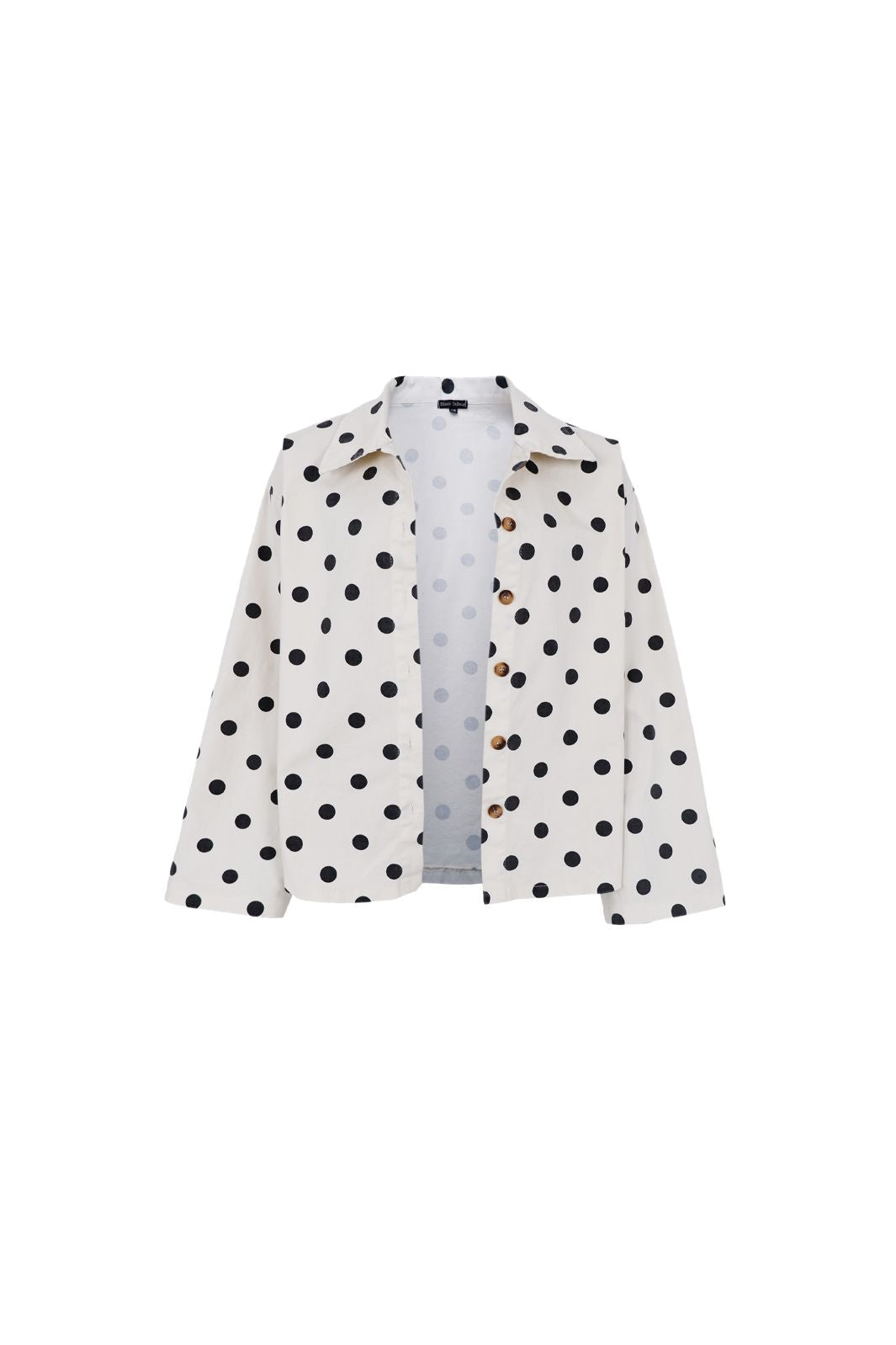 Black Colour - Bcellie Shirt Jacket 41101 - White Dot