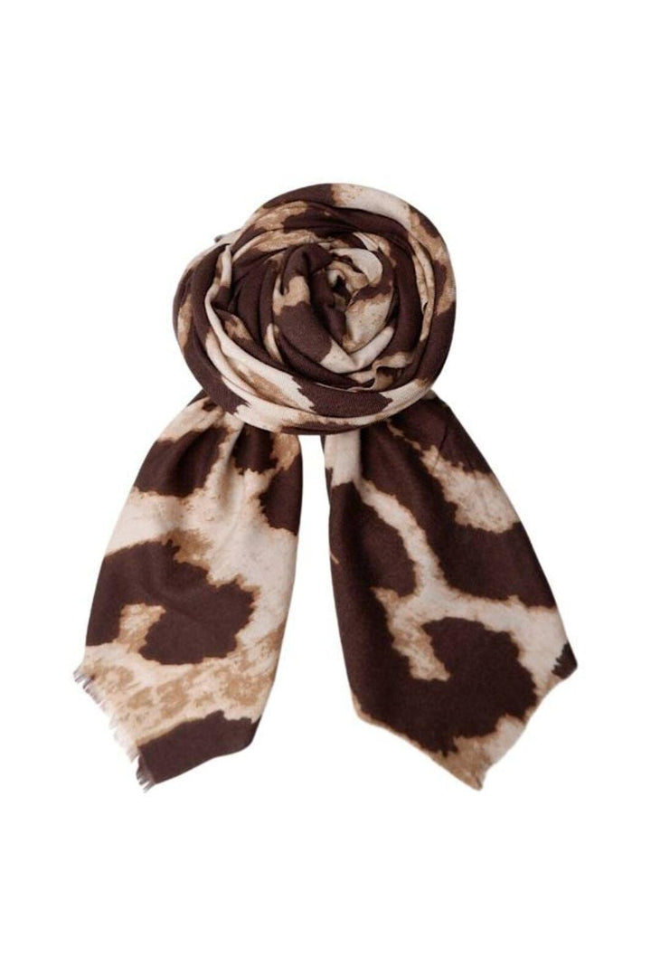 Black Colour - Bcfawn Leo Winter Scarf 208414 - Natural Tørklæder 