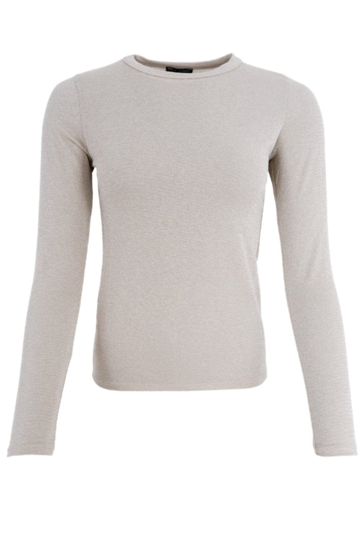 Black Colour - Bcfaye Lurex Blouse - Pearl Silver