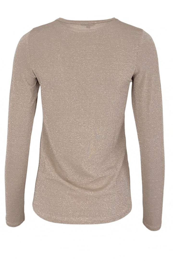 Black Colour - Bcfaye Lurex Blouse - Sand