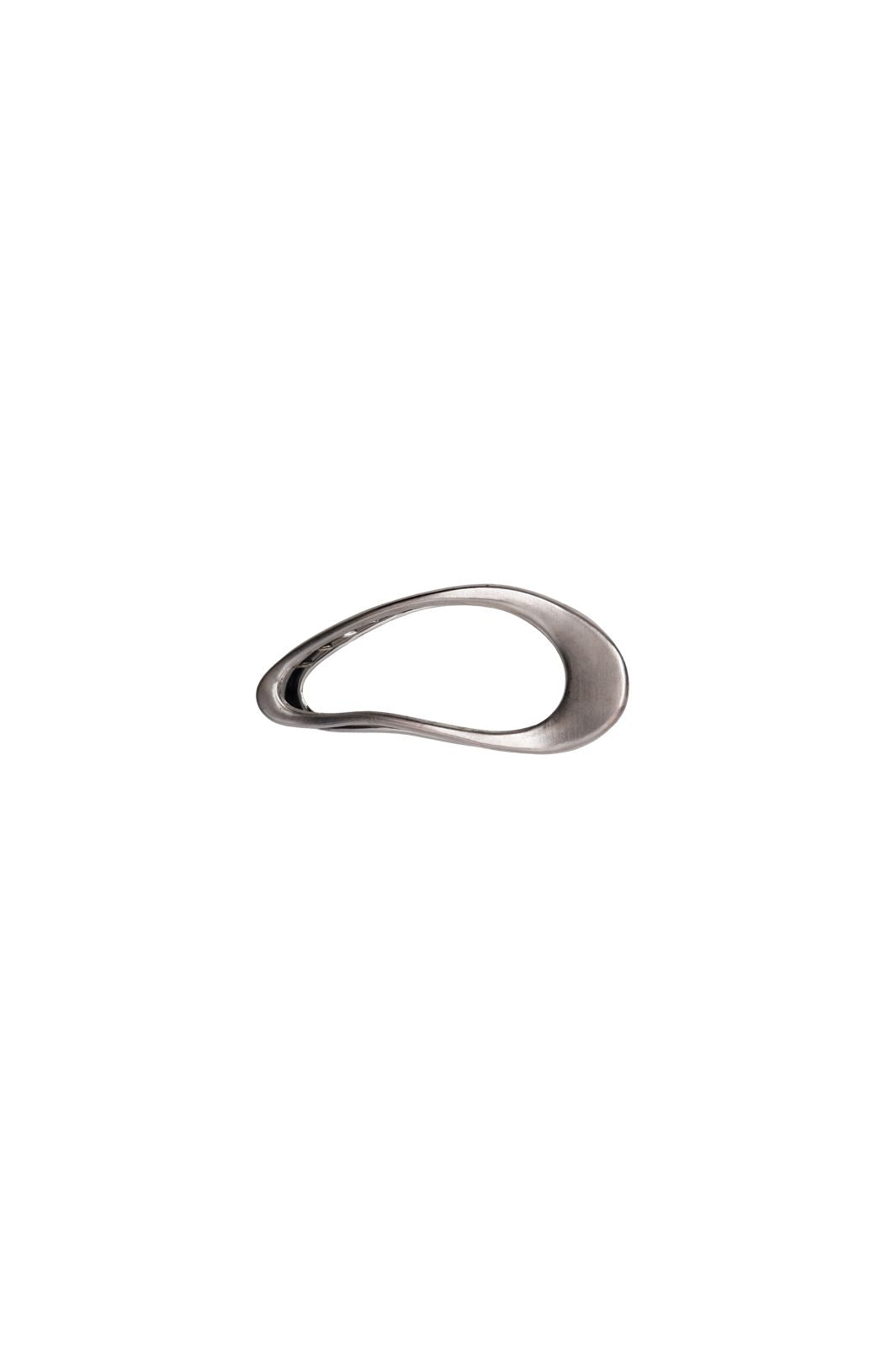 Black Colour - Bcflow Matt Hair Claw 6029 - Matt Silver Coloured