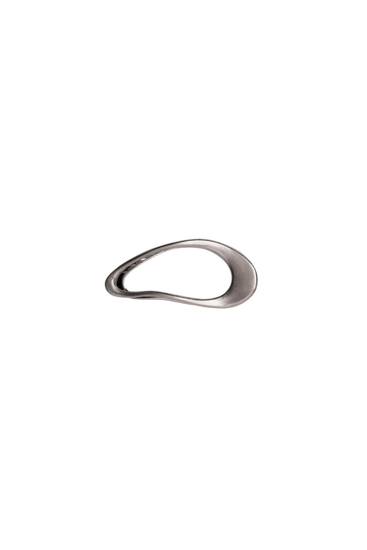 Black Colour - Bcflow Matt Hair Claw 6029 - Matt Silver Coloured