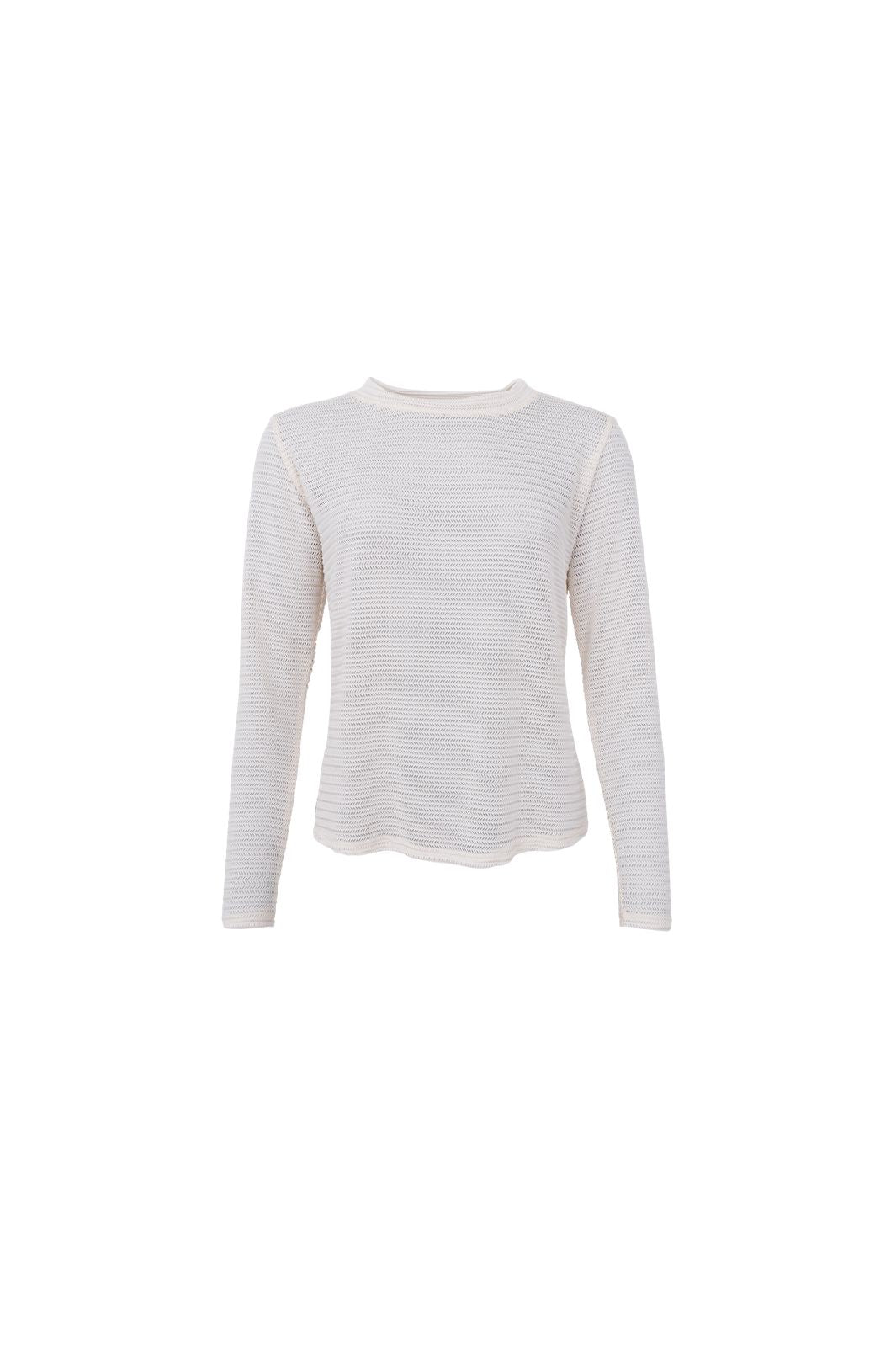 Black Colour - Bclili Mesh Blouse 41071 - Shirts - Cream