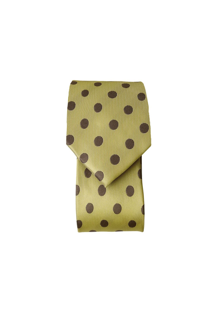 Black Colour - Bclulu Tie 208437 - Lime Dot