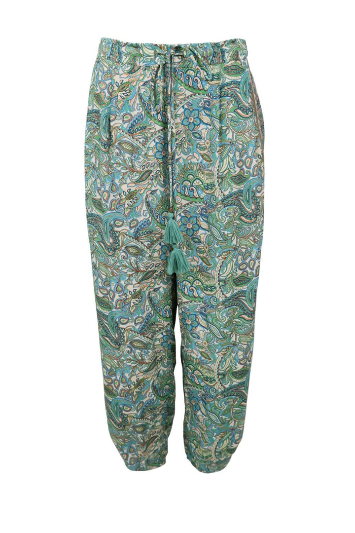 Black Colour - Bcluna Barrel Pant 39237 - Sea Green