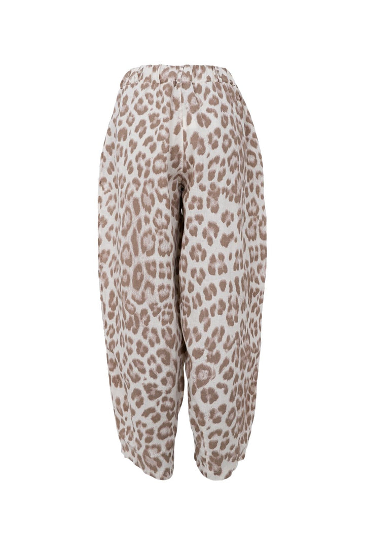 Black Colour - Bcmelina Barrel Linen Pant 41113 - Nougat Leo