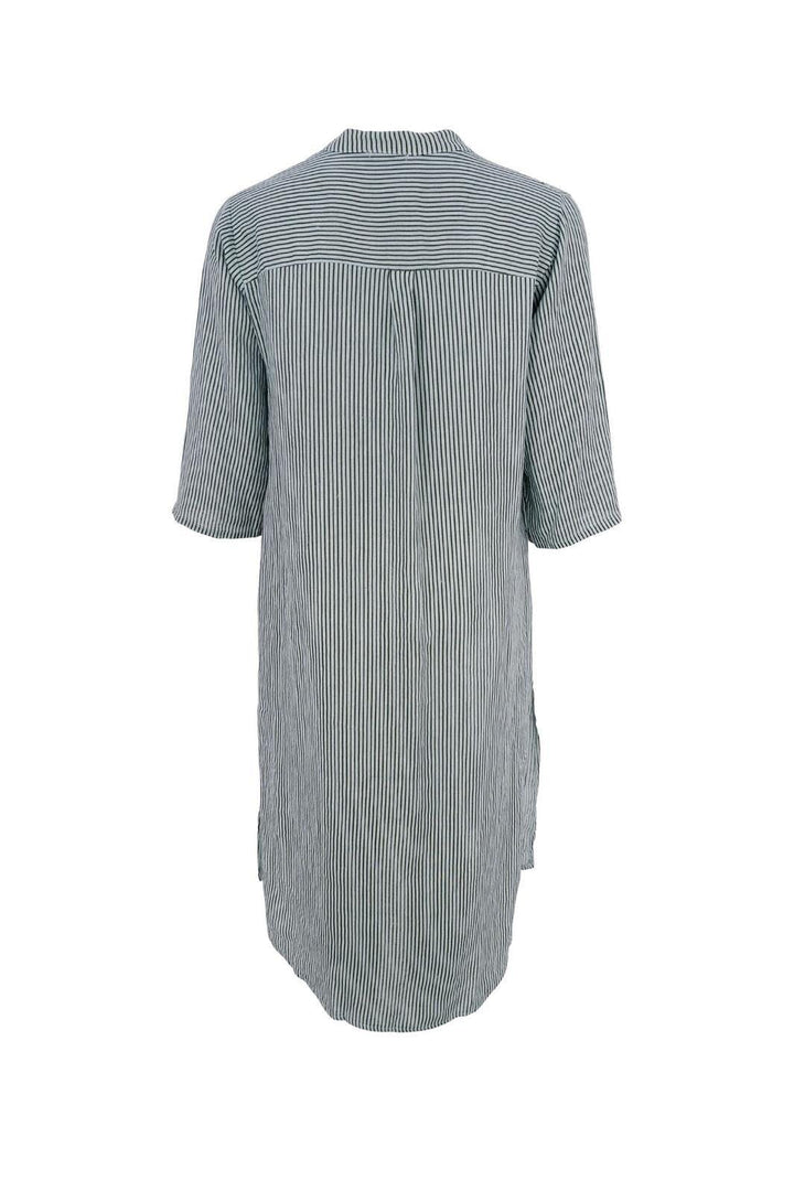 Forudbestilling - Black Colour - Bcmelina Linen Shirt Dress - MIDI Safari Green Kjoler 