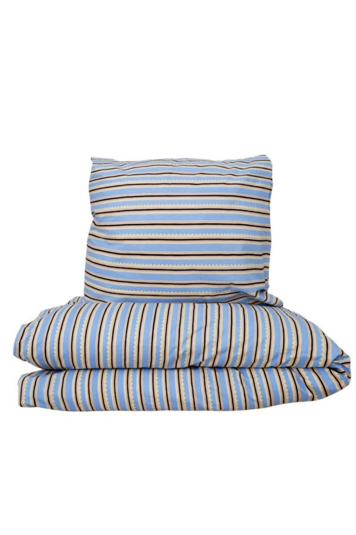 Black Colour - Bcnorma Bedlinen - Sky Blue