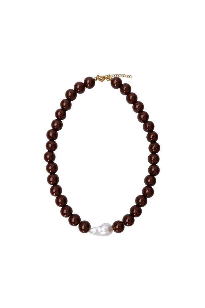 Black Colour - Bcsavina Necklace 4565 - Army