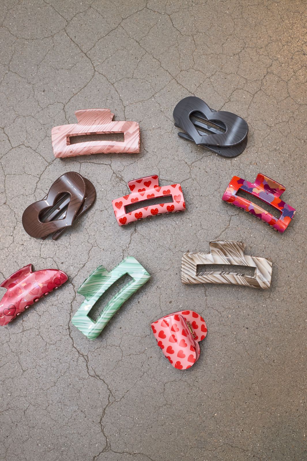 Black Colour - Bcvictorine Hair Claw 6007 - Grey