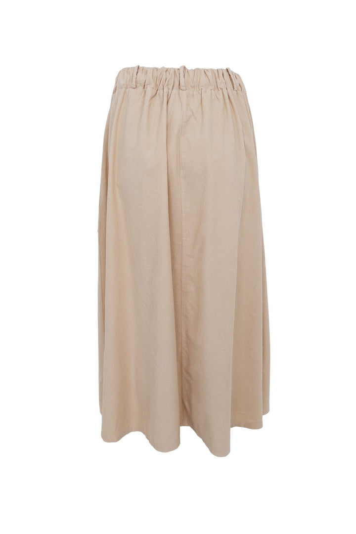 Black Colour - Bcvirginia Corduroy Skirt 41066 - Pearl