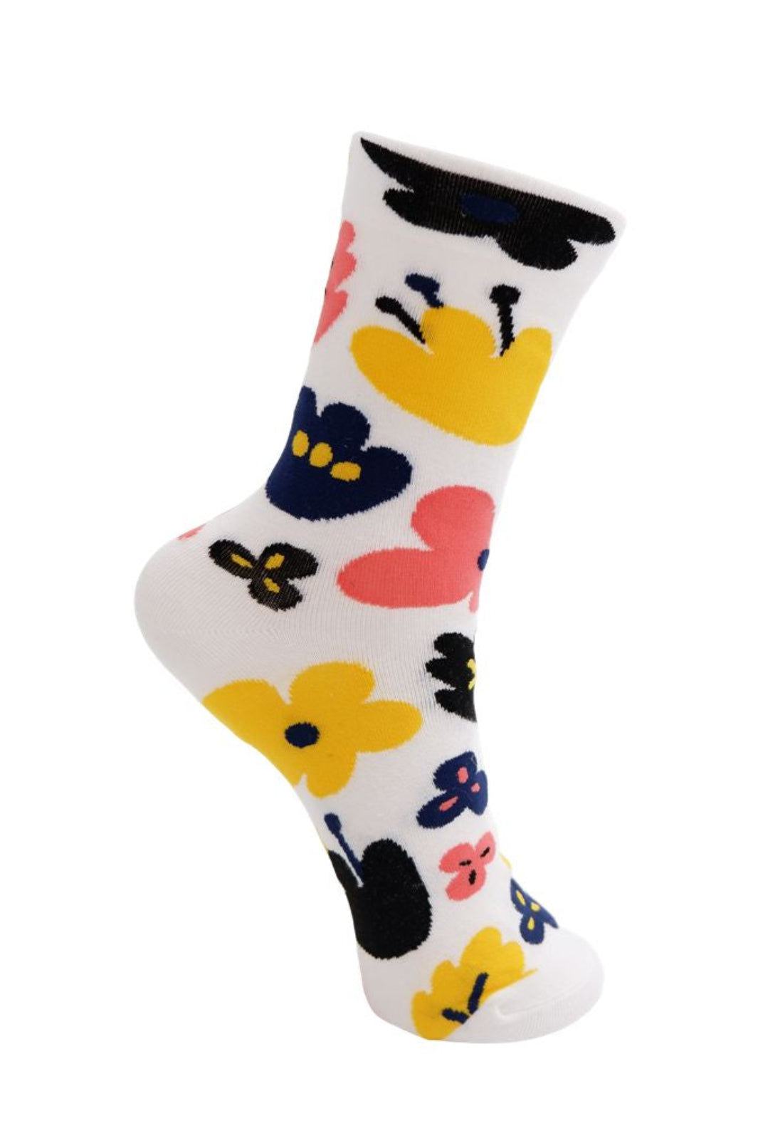 Black Colour - Bcvixi Sock 8512 - White