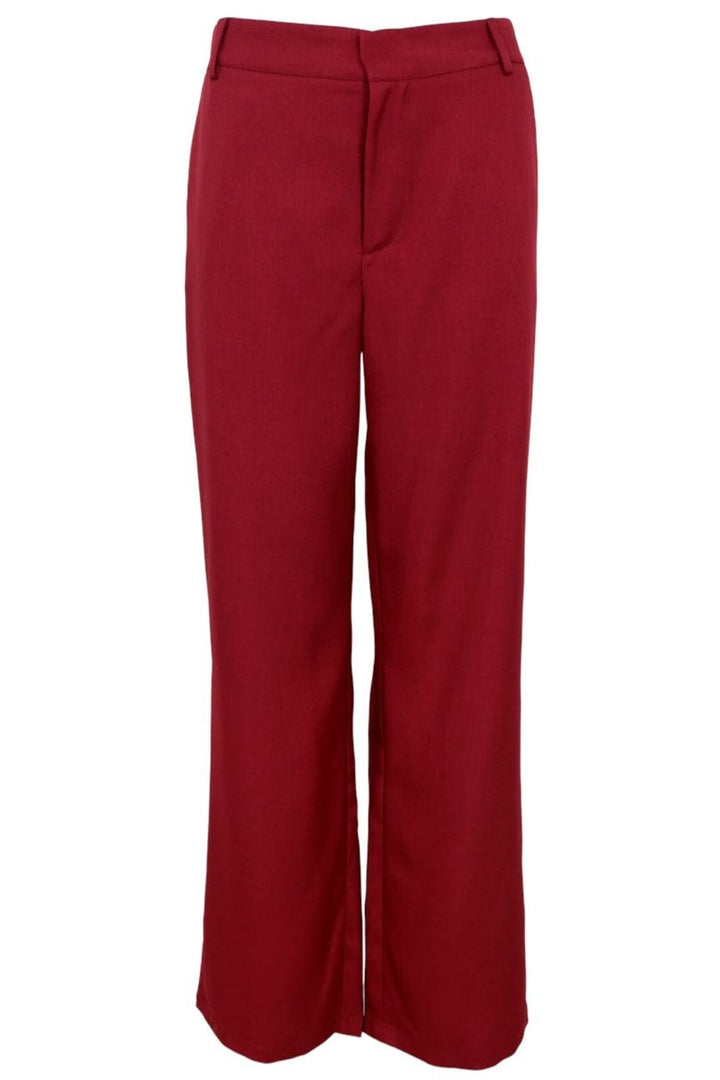 Black Colour - Bczarra Tailored Pant - Wine