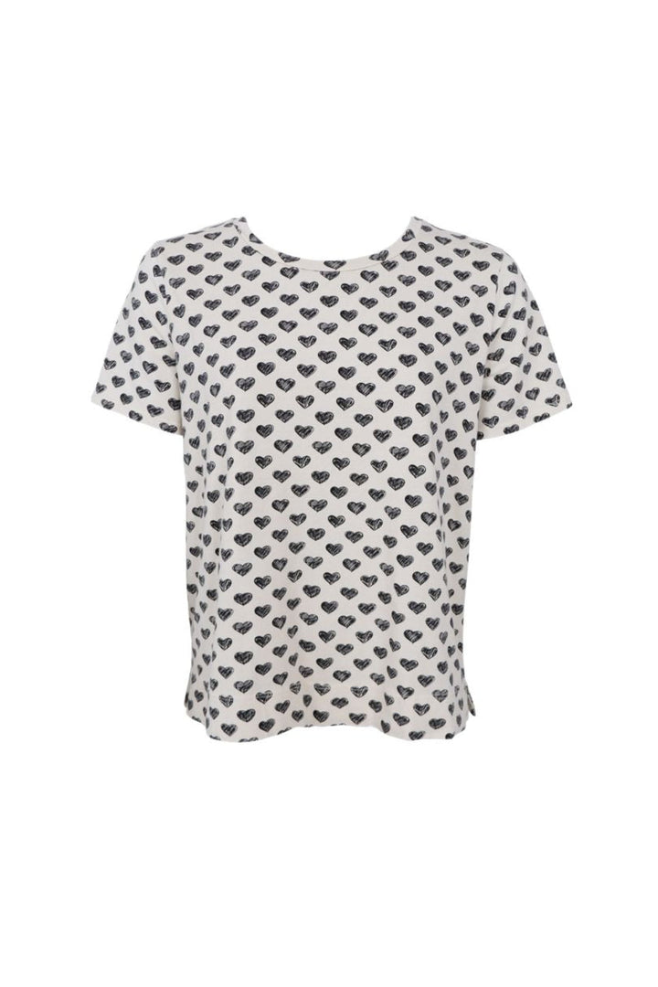 Black Colour - Bczelda S/S T-Shirt 40997 - Shirts - Black Heart