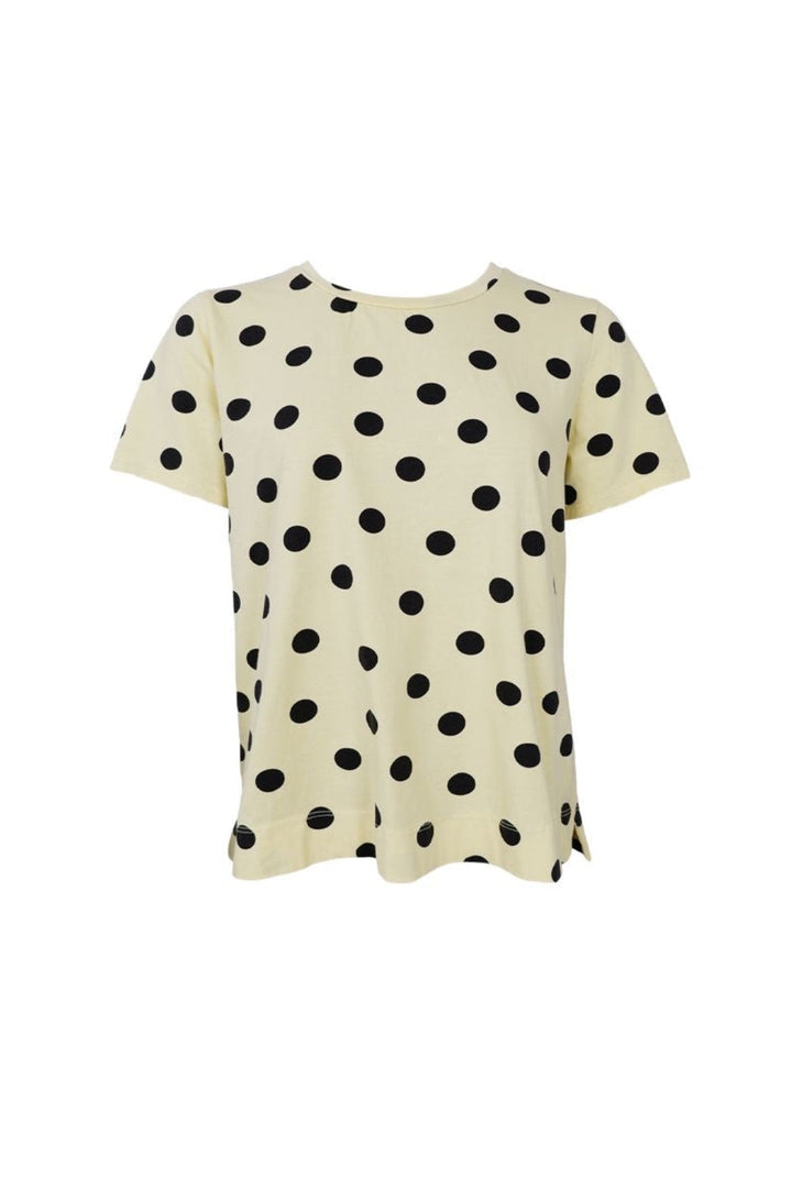 Black Colour - Bczelda S/S T-Shirt 40997 - Shirts - Butter Yellow Dot