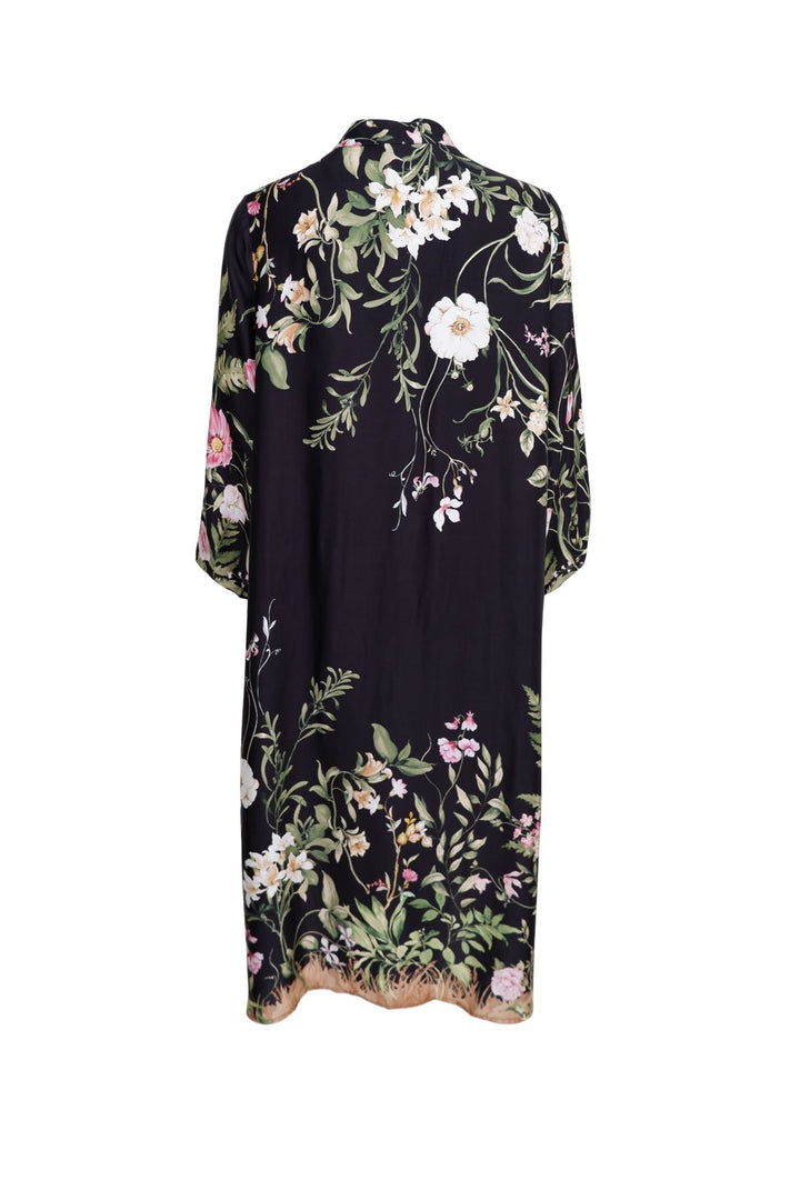 Vorbestellung - Black Colour - Bczennia Flower Dress 40901 - Black Flower