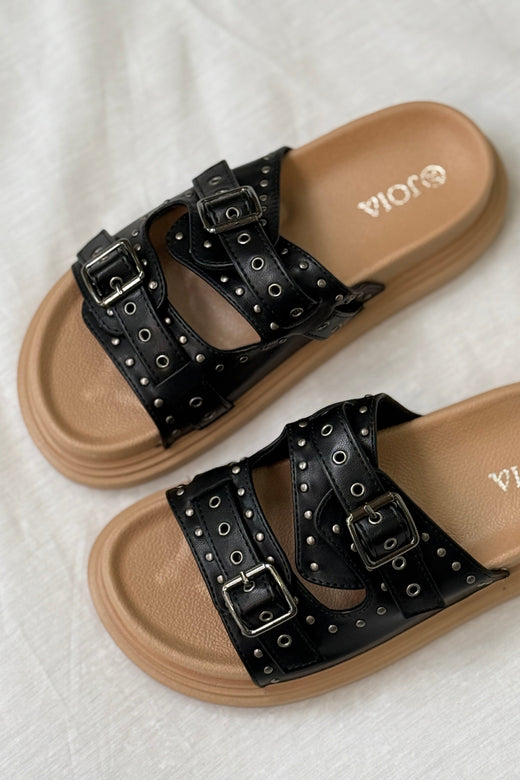 Bloom - Annika Sandaler - Black Sandaler 