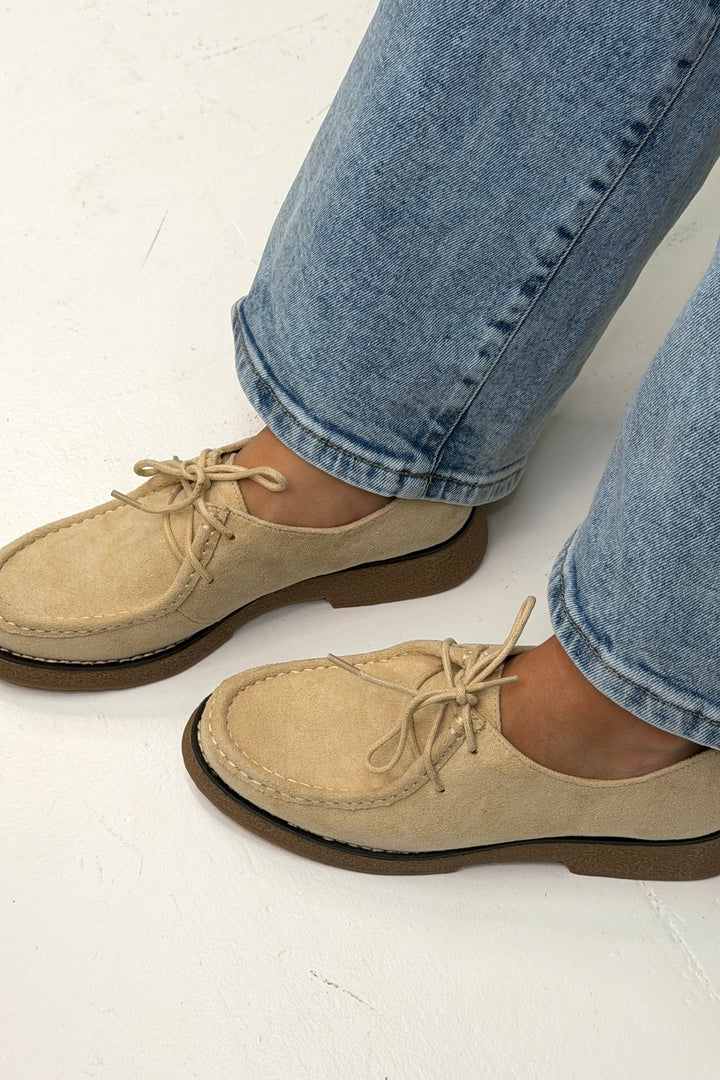 Bloom - Tansy Loafers - Beige Loafers 