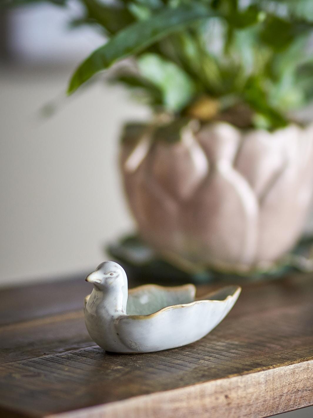 Bloomingville - Chirp Skål, Grøn, Stentøj 82072811 - Green