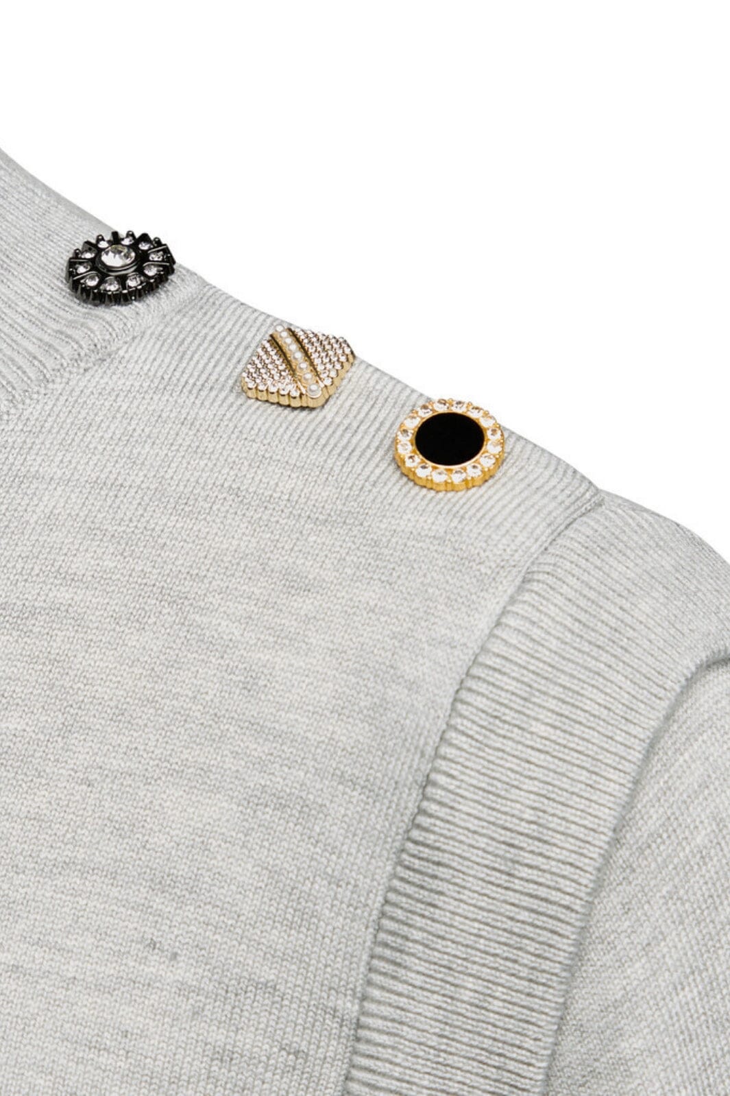 Bruuns Bazaar - Anemone Dora knit - Light grey mel