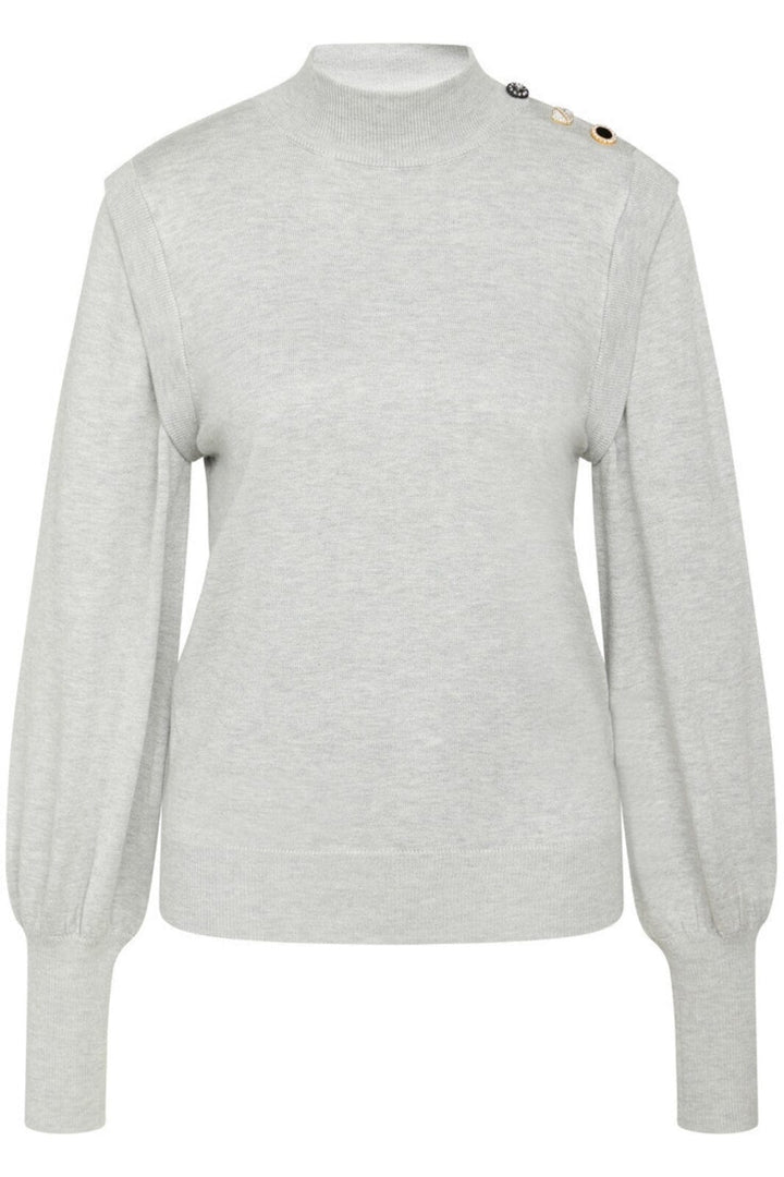 Bruuns Bazaar - Anemone Dora knit - Light grey mel