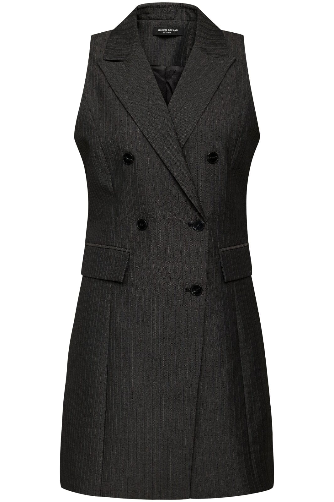 Bruuns Bazaar - Need Lian dress - Grey pin stripe