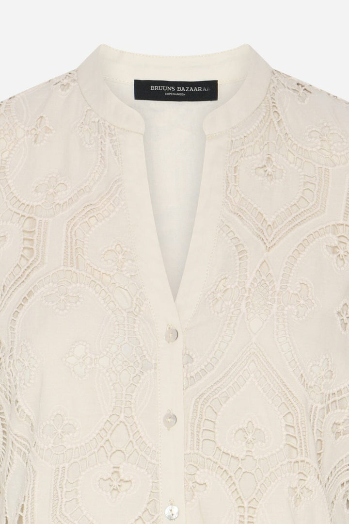 Bruuns Bazaar - Raveneabburesa Shirt BBW5030 - Vanilla Ice