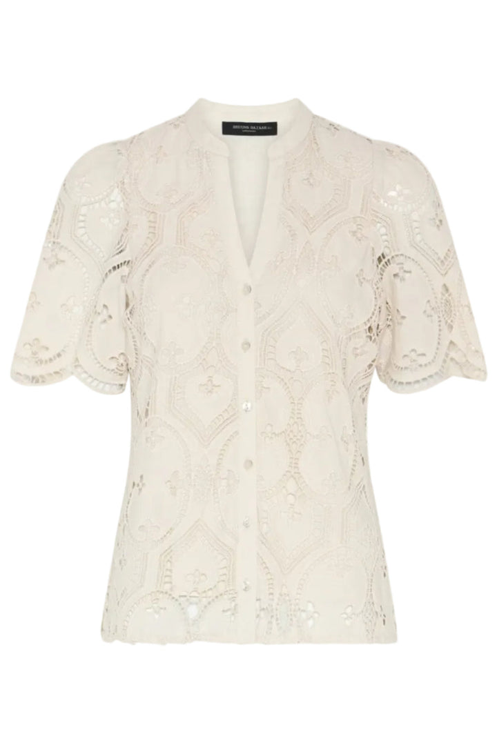 Bruuns Bazaar - Raveneabburesa Shirt BBW5030 - Vanilla Ice